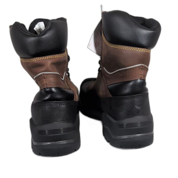 Terra Gantry Work Boots Men's Size 9W Black/Brown Waterproof Composite Toe S973 - Picture 5 of 7